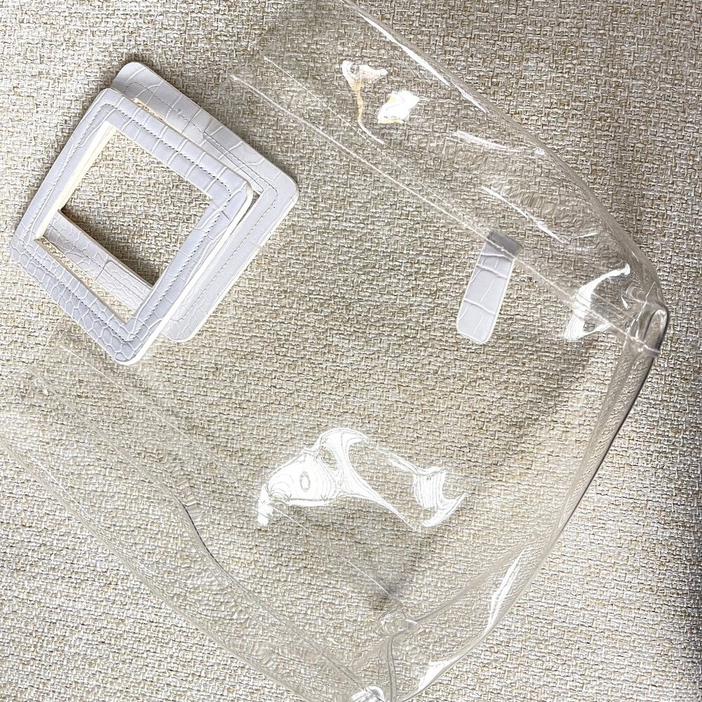 Clear handbag Plastic tote bag Women's bags